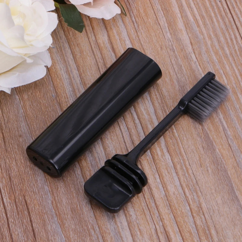 Bamboo Charcoal Foldable Travel Camping Outdoor Toothbrush