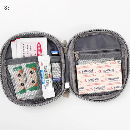 Medicine Storage Bag Mini Portable Travel First Aid Kit Medicine Bag