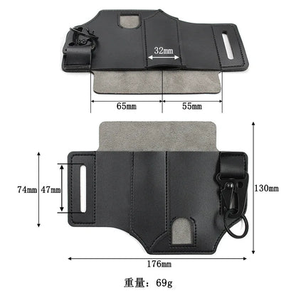 PU Leather Sheath For Leatherman Multitool Sheath EDC Pocket Organizer